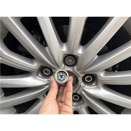 1 pièce Outil de Déverrouillage de Vis Anti-Vol pour Pneus – Compatible Audi A1, A3, A4L, A5, A6L, A7, Q3, Q5, A8, TT, R8