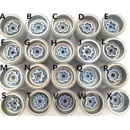 1 pièce Outil de Déverrouillage de Vis Anti-Vol pour Pneus – Compatible Audi A1, A3, A4L, A5, A6L, A7, Q3, Q5, A8, TT, R8