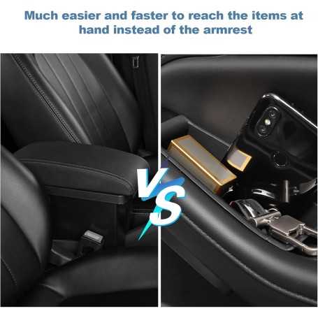 CDEFG – Ensemble de 4 Boîtes de Rangement Latérales pour Portes de Mazda 3 BP & CX-30 (2019–2024)