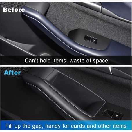 CDEFG – Ensemble de 4 Boîtes de Rangement Latérales pour Portes de Mazda 3 BP & CX-30 (2019–2024)