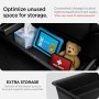 Spigen Tesla Model Y (2021-2022) – Under-Seat Organizer with Hidden Tray, Interior Accessories Carbon Edition