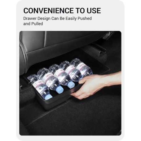 BASENOR Boîtes de Rangement Sous-Siège pour Tesla Model Y (2021-2024)