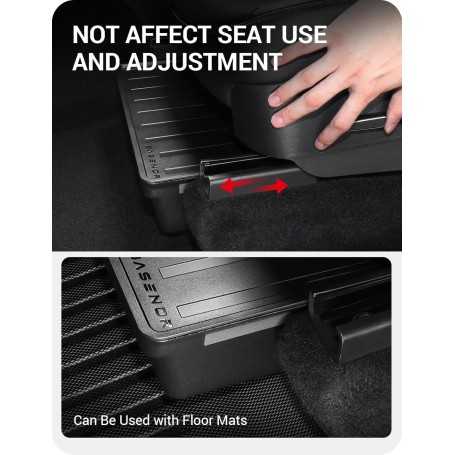 BASENOR Under-Seat Storage Boxes for Tesla Model Y (2021-2024)