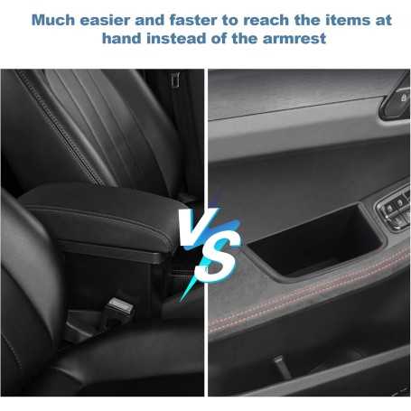 [Set of 4] CDEFG Door Side Storage Box Compatible with Porsche Macan 2014–2022