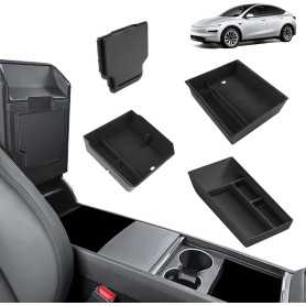 GAFAT 4-Piece Central Console Organizer for Tesla Model Y Juniper 2025-2027