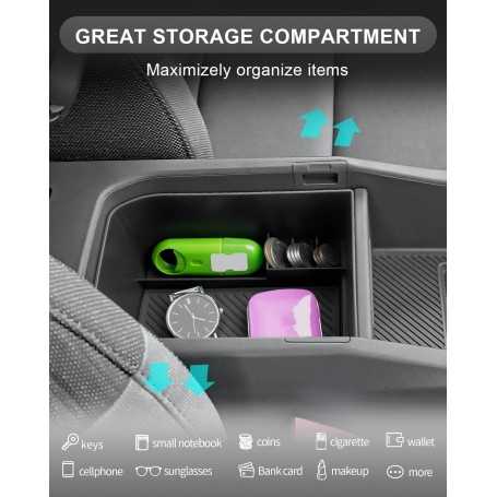 CDEFG Kia EV3 2025-2026 Organisateur de Console Centrale et Accoudoir