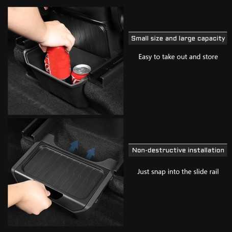 Rear Center Console Organizer for Tesla Model Y (2020–2024)