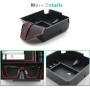 Boîte de rangement arrière pour console centrale Model Y en TPE pour Tesla Model Y 2020-2024