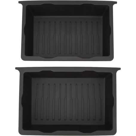 Lot de 2 Boîtes de Rangement Sous le Siège pour Tesla Model Y (2020-2023)