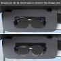 Porte-lunettes de voiture – Lot de 2 étuis adhésifs (165 × 55 × 35 mm)