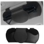 JNNJ Porte-Lunettes pour Pare-Soleil – Étui Magnétique en Cuir PU pour Lunettes de Soleil, Accessoire Universel pour Voiture