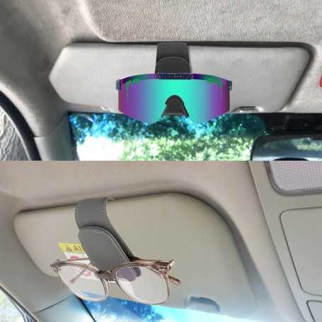 MXTIMWAN 2-Piece Magnetic Car Sunglasses Holder