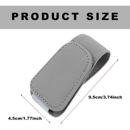 MXTIMWAN 2-Piece Magnetic Car Sunglasses Holder