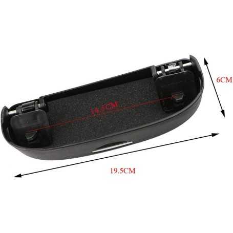 LFOTPP Car Sunglasses Holder for VW T-Roc (Black)