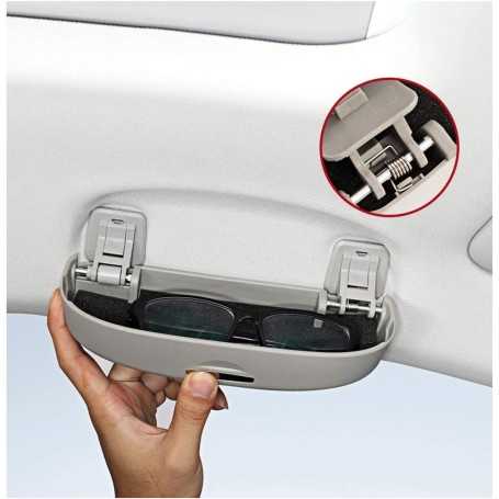 LFOTPP Car Sunglasses Holder for VW T-Roc (Black)