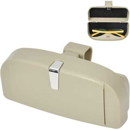 Universal Car Sunglasses Case (Beige)