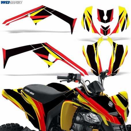 Graphics Kit Canam DS 250 Atv Quad Stickers Drape Can-Am Accessories DS250
