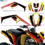 Graphisme Kit Canam DS 250 Atv Quad Stickers Drapé Can-Am Accessoires DS250