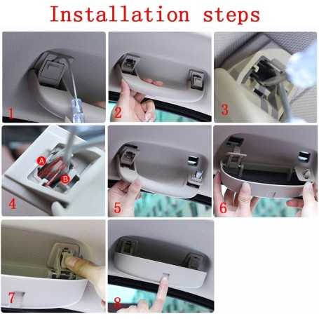 LFOTPP Car Sunglasses Case for BMW Series 3/5/7, X1, X3, X5, X7 (Gray)