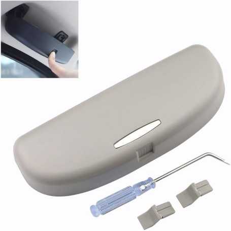 LFOTPP Car Sunglasses Case for BMW Series 3/5/7, X1, X3, X5, X7 (Gray)