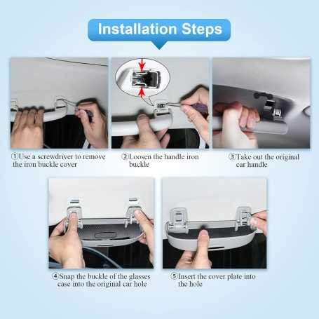 Car Glasses Case Compatible with VW Golf 8 (2020–2024)