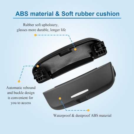 Car Glasses Case Compatible with VW Golf 8 (2020–2024)