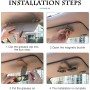 CGEAMDY Car Sunglasses Holder – Universal Magnetic Clip for Sun Visor