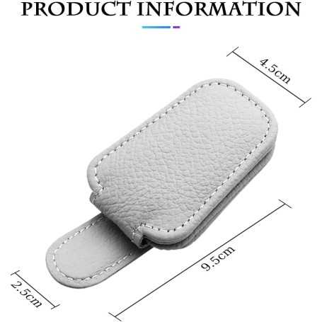 CGEAMDY Car Sunglasses Holder – Universal Magnetic Clip for Sun Visor