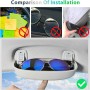 GAFAT Sunglasses Case Compatible with BMW (2010–2026)