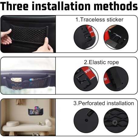 4 PCS Car Storage Net – 26 x 12 cm