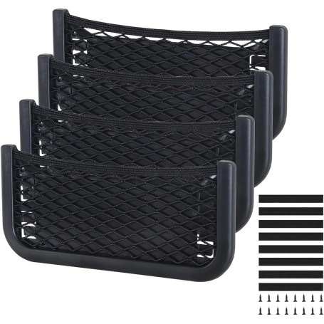 4 PCS Filet de Rangement pour Voiture – 26 x 12 cm