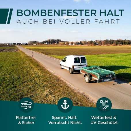 CargoVA – Filet pour Remorque 1,5 x 2,2 m [Certifié DEKRA]