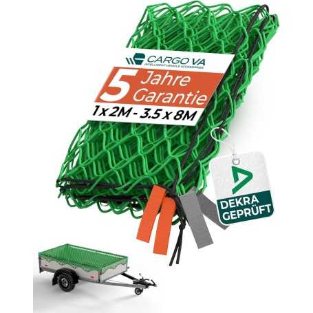 CargoVA – Filet pour Remorque 1,5 x 2,2 m [Certifié DEKRA]