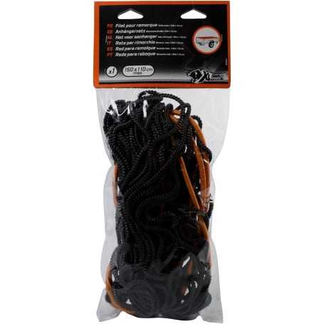 XLPT – Filet pour Remorque 110×90 cm Extensible jusqu’à 150×110 cm avec Poignées