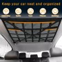 Filet de Rangement pour Voiture avec 3 Poches Zippées (90×65 cm)