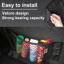 Nutabevr – Lot de 4 Filets de Rangement pour Coffre de Voiture 40x25 cm avec Magic Sticker Velcro