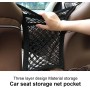 Sac en Filet de Voiture à 3 Couches – Organisateur de Dossier et Porte-Sécurité pour Enfant