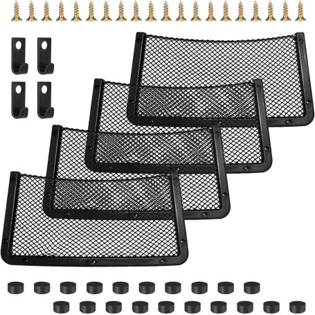 Set of 4 Car Storage Nets 42×21 cm