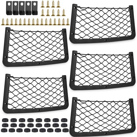 Car Storage Nets (5PCS – 36×18 cm)