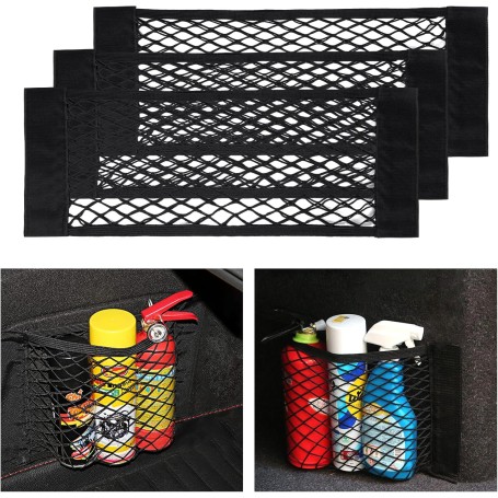 Car Trunk Storage Nets (3 PCS – 60×25 cm)