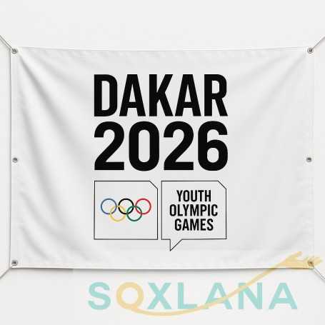 🏳️ Bâche Dakar 2026 – Impression Haute Qualité pour Événements & Signalétique
