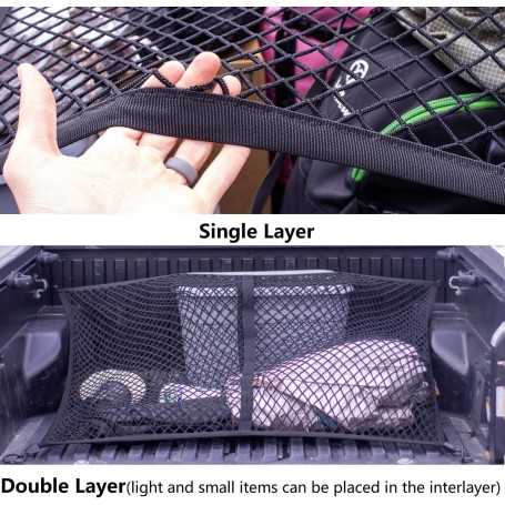 Highly Elastic Truck Cargo Net (1.2 × 1.2 m – Stretchable up to 2.1 × 2.1 m)