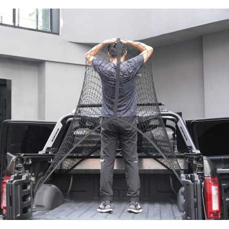 Highly Elastic Truck Cargo Net (1.2 × 1.2 m – Stretchable up to 2.1 × 2.1 m)