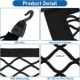 Car Trunk Storage Net – Stretchable 60×40 cm to 120×80 cm