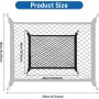Filet de Rangement pour Coffre de Voiture – Extensible 60×40 cm à 120×80 cm