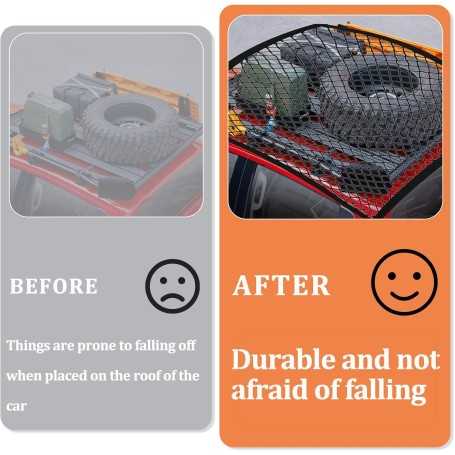 Car Trunk Storage Net 80×60 cm