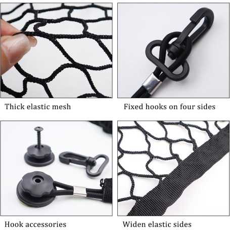 Car Trunk Storage Net 110×60 cm