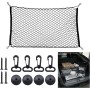 Filet de Rangement Coffre Voiture 110×60 cm