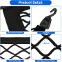 Car Trunk Cargo Net – Adjustable Elastic Mesh 60×40 cm