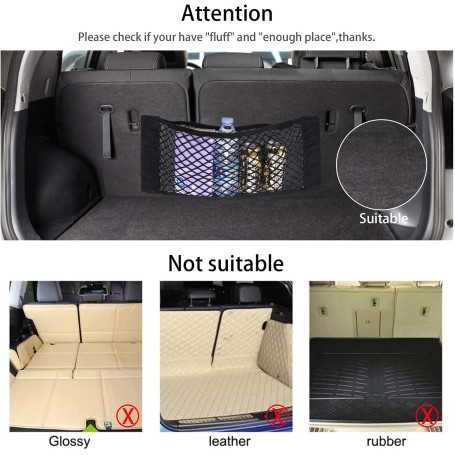 Car Trunk Storage Net (60 × 25 cm)